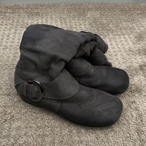 Gray Slouchy boots